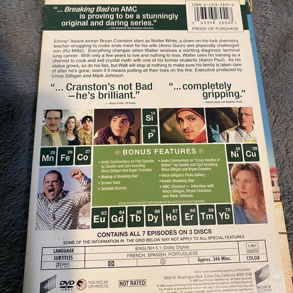 Breaking bad season 1 - Picture 3 of 3